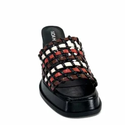 Talon|Féminin<noa harmon Mules à Talon 9711 M06 Cuir Multicolore Noir