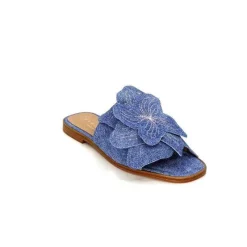 Vacances|Mules<Ivoire0467a Mules Fiorina S189714 Textile Denim Bleu