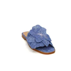 Vacances|Mules<Ivoire0467a Mules Fiorina S189714 Textile Denim Bleu