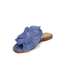 Vacances|Mules<Ivoire0467a Mules Fiorina S189714 Textile Denim Bleu