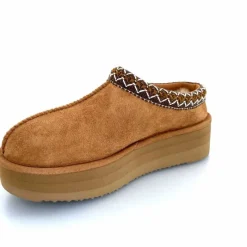 Montagne|Fourrure<sweet heritage Mules Fourrées Glace Daim Camel