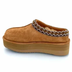 Montagne|Fourrure<sweet heritage Mules Fourrées Glace Daim Camel