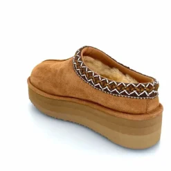 Montagne|Fourrure<sweet heritage Mules Fourrées Glace Daim Camel