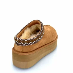 Montagne|Fourrure<sweet heritage Mules Fourrées Glace Daim Camel