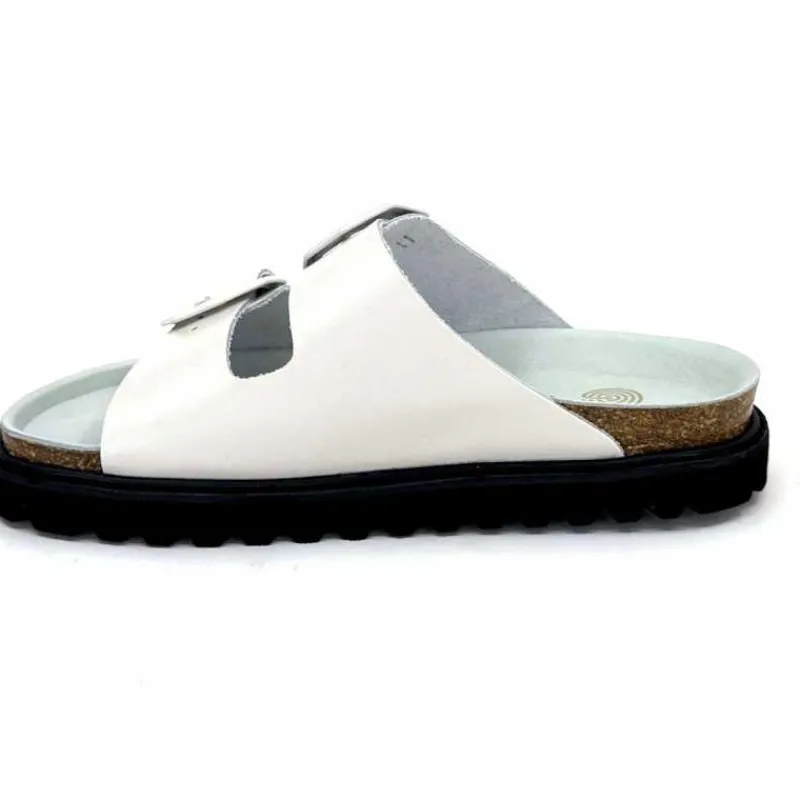 Basic|Plagettes<genuins factory s.l Mules Genuins G105681 Cuir Blanc