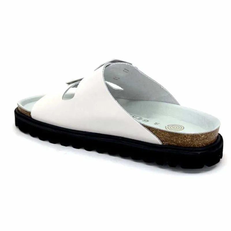 Basic|Plagettes<genuins factory s.l Mules Genuins G105681 Cuir Blanc