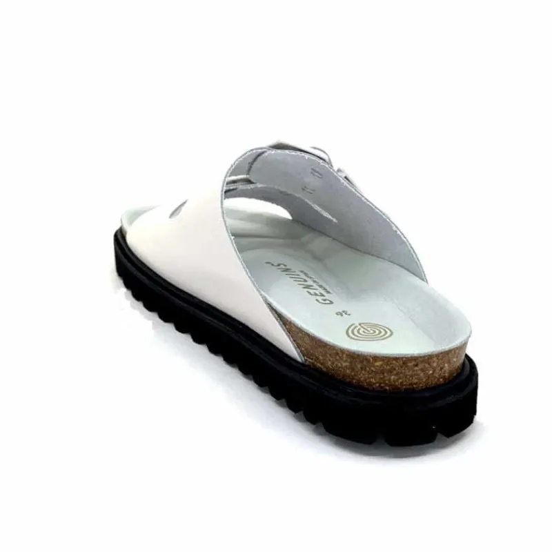 Basic|Plagettes<genuins factory s.l Mules Genuins G105681 Cuir Blanc