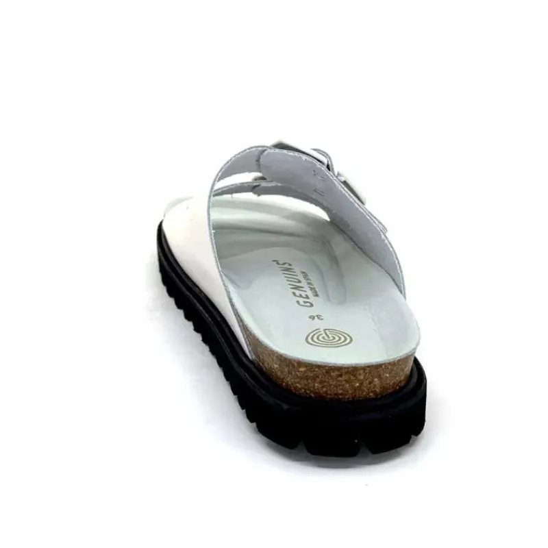 Basic|Plagettes<genuins factory s.l Mules Genuins G105681 Cuir Blanc