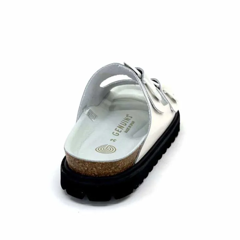 Basic|Plagettes<genuins factory s.l Mules Genuins G105681 Cuir Blanc
