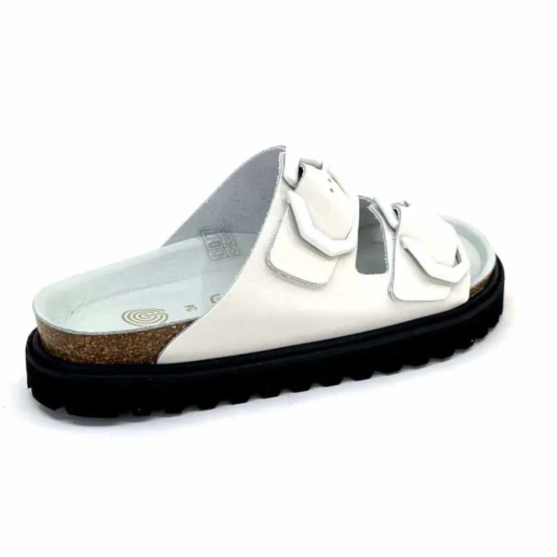 Basic|Plagettes<genuins factory s.l Mules Genuins G105681 Cuir Blanc