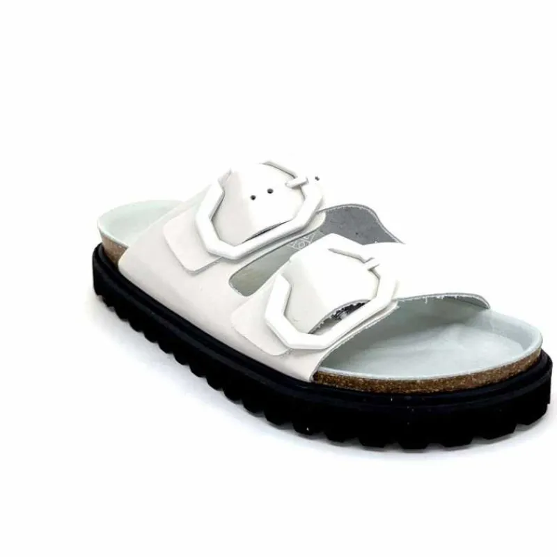 Basic|Plagettes<genuins factory s.l Mules Genuins G105681 Cuir Blanc