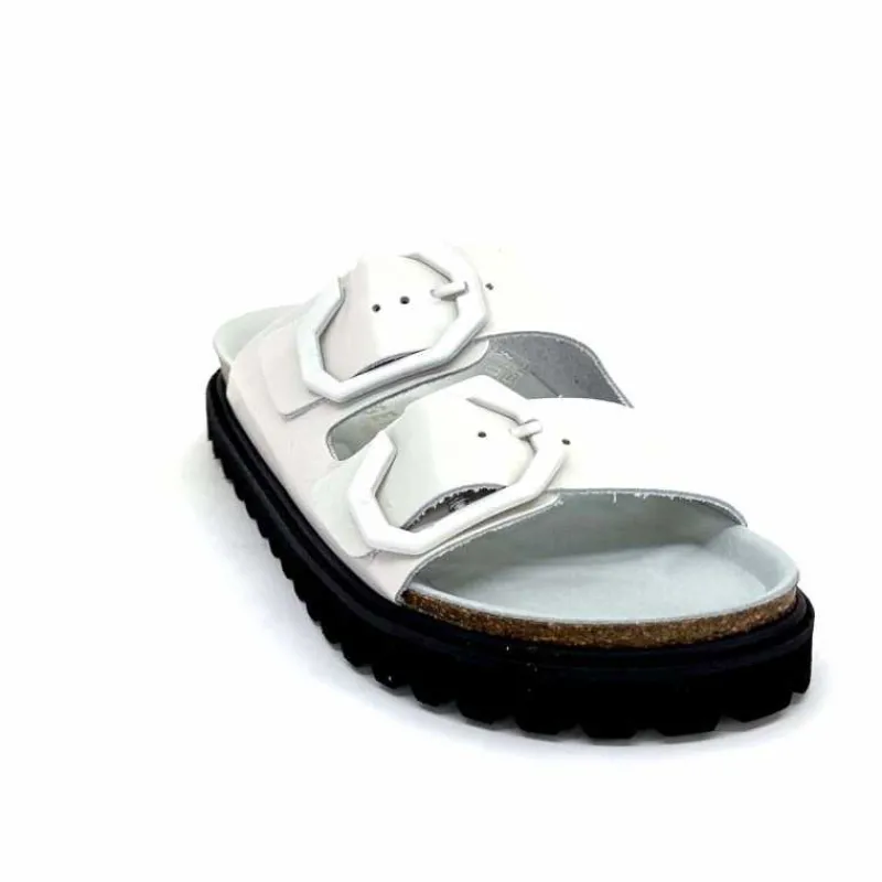 Basic|Plagettes<genuins factory s.l Mules Genuins G105681 Cuir Blanc