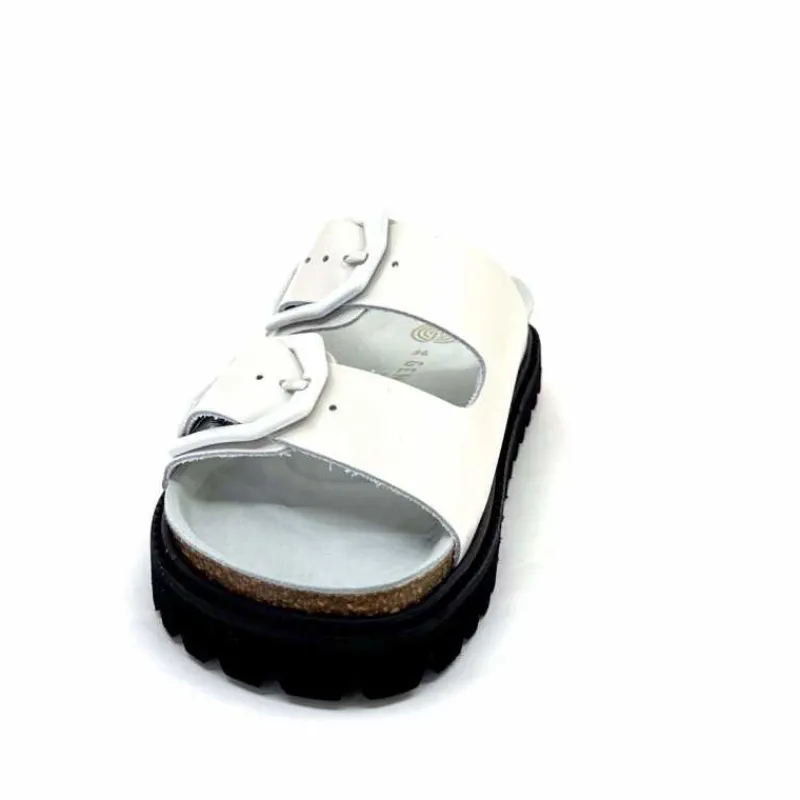 Basic|Plagettes<genuins factory s.l Mules Genuins G105681 Cuir Blanc