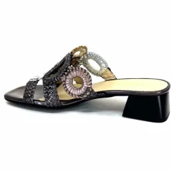 Féminin|Mules<Ivoire0303 Mules Ivoire 21036 Cuir Anthracite