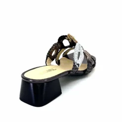 Féminin|Mules<Ivoire0303 Mules Ivoire 21036 Cuir Anthracite