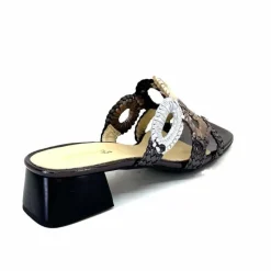 Féminin|Mules<Ivoire0303 Mules Ivoire 21036 Cuir Anthracite
