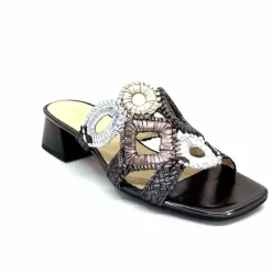 Féminin|Mules<Ivoire0303 Mules Ivoire 21036 Cuir Anthracite