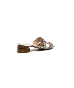 Fantaisie|Décontracté<Ivoire0303 Mules Ivoire 23041 Cuir Multicolore