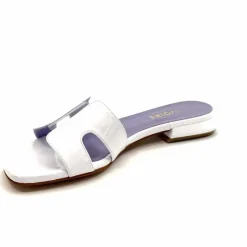 Vacances|Mules<Ivoire0248 Mules Ivoire 5237 Vernis Blanc
