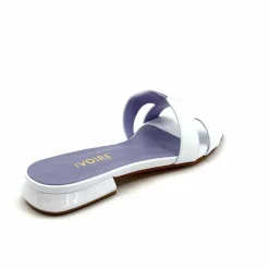 Vacances|Mules<Ivoire0248 Mules Ivoire 5237 Vernis Blanc