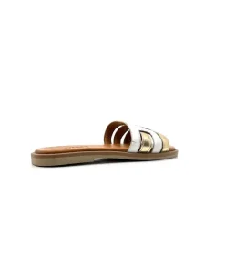 Vacances|Mules<382-ivoire Mules Ivoire Tml 28 Cuir Blanc Or BlancOr