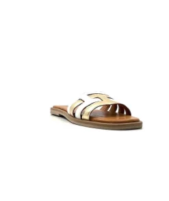 Vacances|Mules<382-ivoire Mules Ivoire Tml 28 Cuir Blanc Or BlancOr