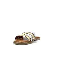 Vacances|Mules<382-ivoire Mules Ivoire Tml 28 Cuir Blanc Or BlancOr