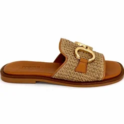 Vacances<382-ivoire Mules Ivoire Tml 49T Raffia Coconut