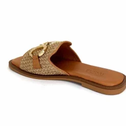 Vacances<382-ivoire Mules Ivoire Tml 49T Raffia Coconut