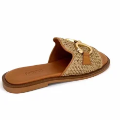 Vacances<382-ivoire Mules Ivoire Tml 49T Raffia Coconut