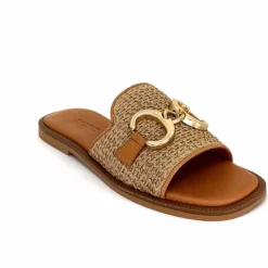 Vacances<382-ivoire Mules Ivoire Tml 49T Raffia Coconut