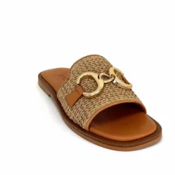 Vacances<382-ivoire Mules Ivoire Tml 49T Raffia Coconut