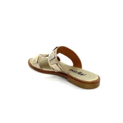 Vacances|Mules<Myma Mules 7521 Cuir Or