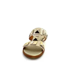 Vacances|Mules<Myma Mules 7521 Cuir Or