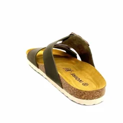 Vacances|Décontracté<Ivoire0098a Mules Plagettes Ivoire 2011.178 Cuir Kaki