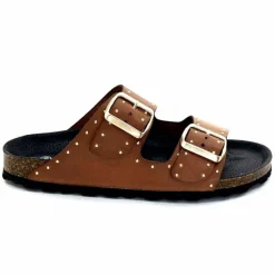 Vacances|Plagettes<Ivoire0473a Mules Plagettes Ivoire 11.71.13843.410 Cuir Marron