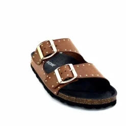 Vacances|Plagettes<Ivoire0473a Mules Plagettes Ivoire 11.71.13843.410 Cuir Marron