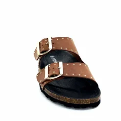 Vacances|Plagettes<Ivoire0473a Mules Plagettes Ivoire 11.71.13843.410 Cuir Marron