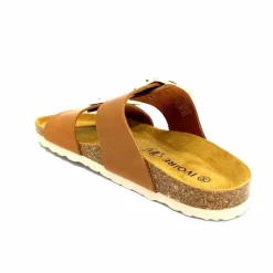 Vacances|Plagettes<Ivoire0098a Mules Plagettes Ivoire 2011.179 Cuir Marron