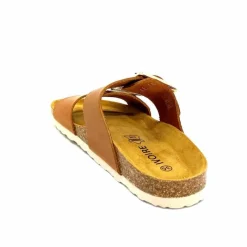 Vacances|Plagettes<Ivoire0098a Mules Plagettes Ivoire 2011.179 Cuir Marron