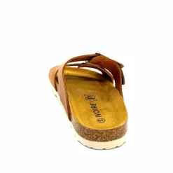 Vacances|Plagettes<Ivoire0098a Mules Plagettes Ivoire 2011.179 Cuir Marron