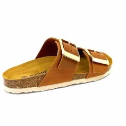 Vacances|Plagettes<Ivoire0098a Mules Plagettes Ivoire 2011.179 Cuir Marron