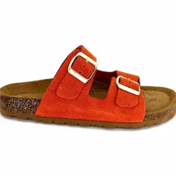 Vacances|Décontracté<Ivoire0473a Mules Plagettes Ivoire 11.71.2878.559 Daim Orange