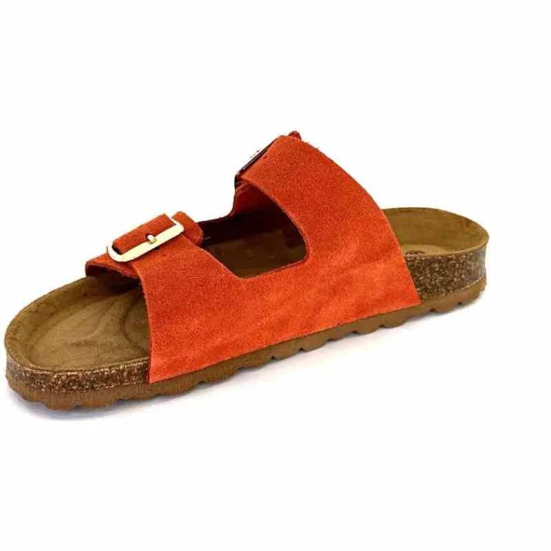 Vacances|Décontracté<Ivoire0473a Mules Plagettes Ivoire 11.71.2878.559 Daim Orange