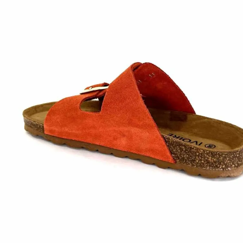 Vacances|Décontracté<Ivoire0473a Mules Plagettes Ivoire 11.71.2878.559 Daim Orange