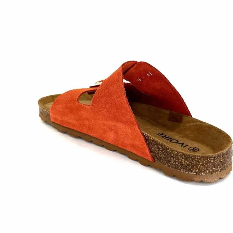 Vacances|Décontracté<Ivoire0473a Mules Plagettes Ivoire 11.71.2878.559 Daim Orange