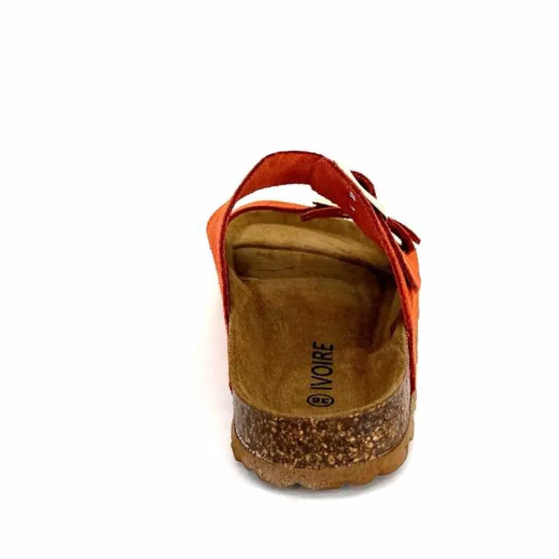 Vacances|Décontracté<Ivoire0473a Mules Plagettes Ivoire 11.71.2878.559 Daim Orange