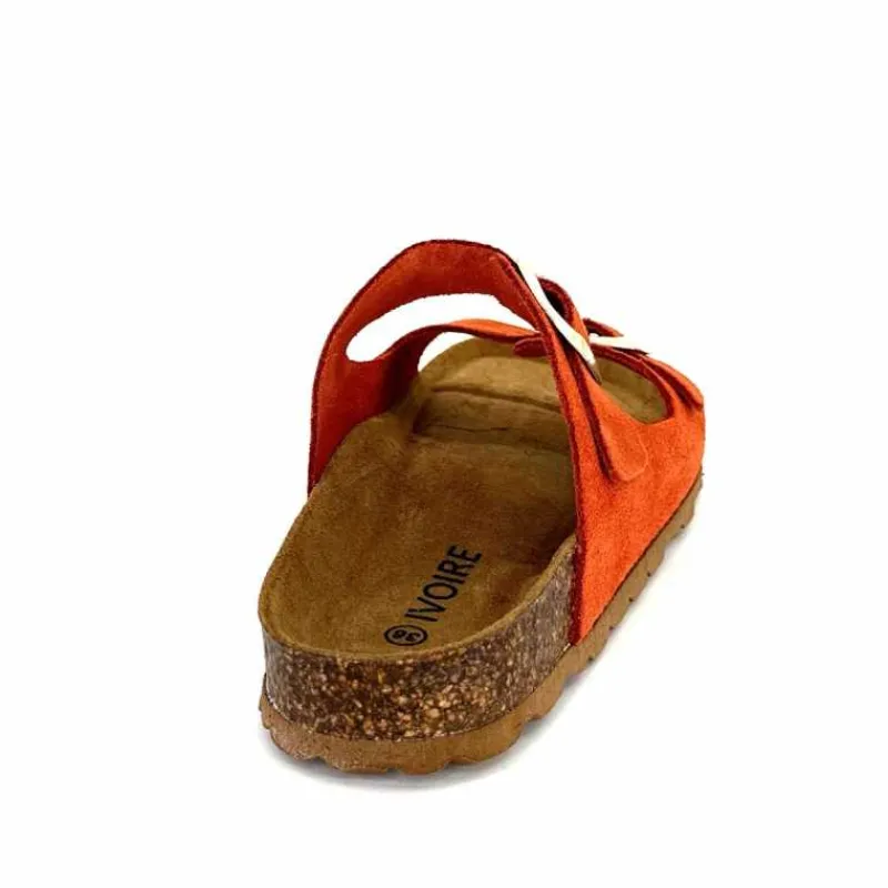 Vacances|Décontracté<Ivoire0473a Mules Plagettes Ivoire 11.71.2878.559 Daim Orange