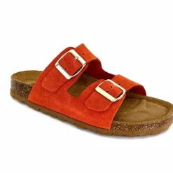 Vacances|Décontracté<Ivoire0473a Mules Plagettes Ivoire 11.71.2878.559 Daim Orange