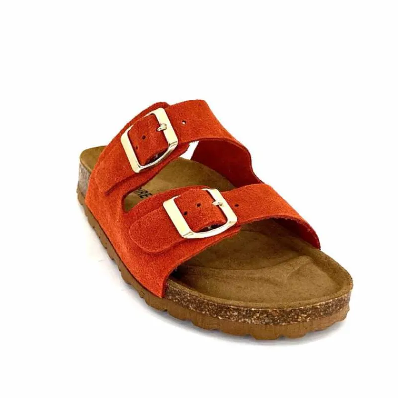 Vacances|Décontracté<Ivoire0473a Mules Plagettes Ivoire 11.71.2878.559 Daim Orange